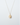 Golden peach baroque pearl pendant necklace with diamond-accented 14k gold bail and delicate cable chain on a white background.