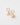 14k gold hoop earrings with luminous peach orange baroque freshwater pearls on a white background.