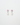 Pair of 14k white gold drop earrings. Each has a flower-shaped stud of six round pink sapphires set around a central diamond, with an oval white freshwater pearl hanging below. Shown side by side on a soft off-white background.